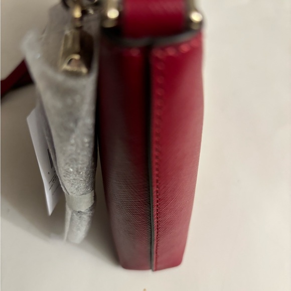 Kate Spade Small Crossbody Saffiano Leather Red Jam Sadie NWT - Picture 12 of 15